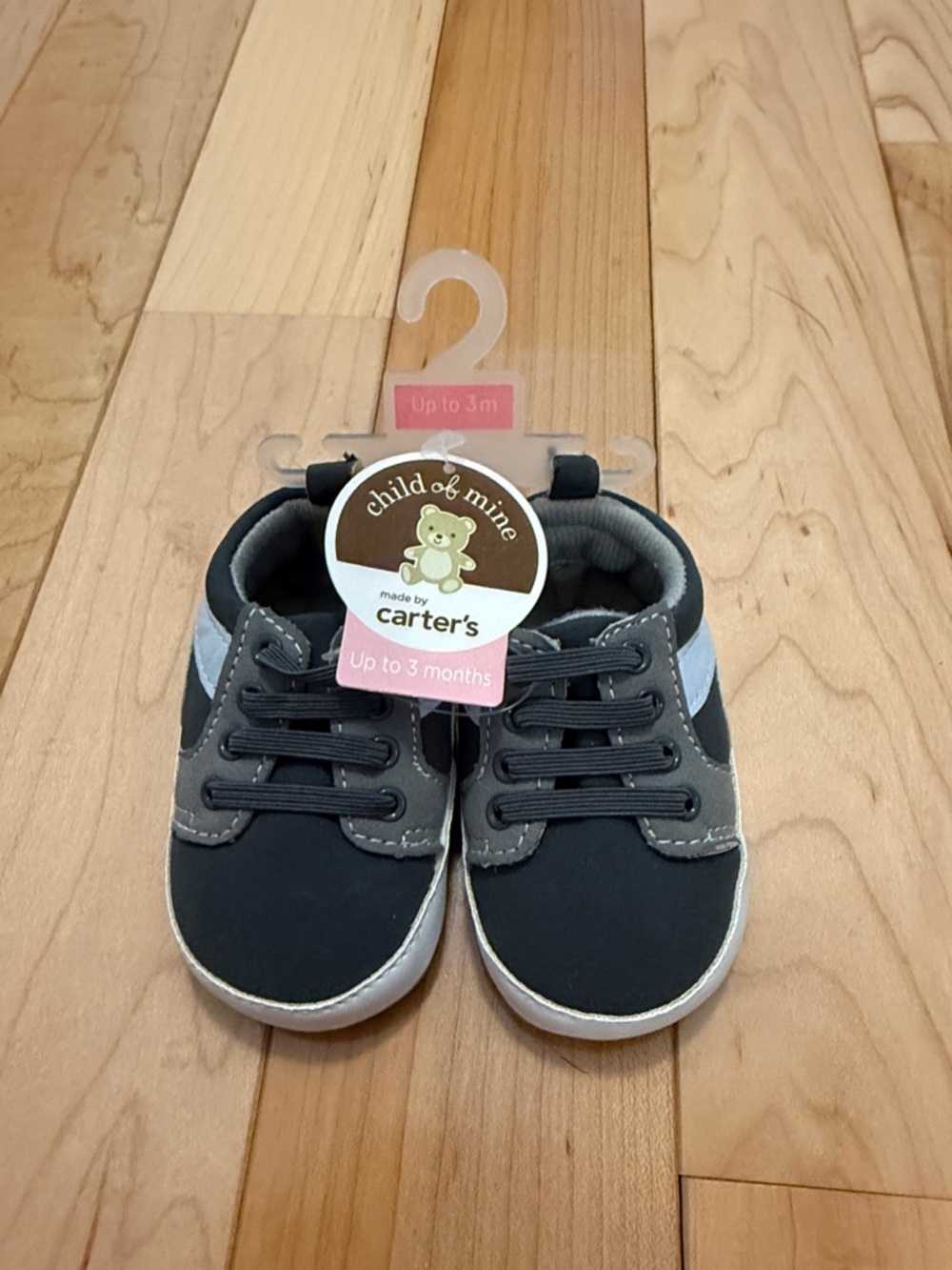 Carter's Gray and Dark Gray Baby Walker Sneakers